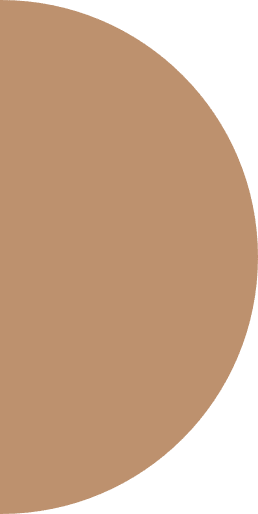 Half brown circle