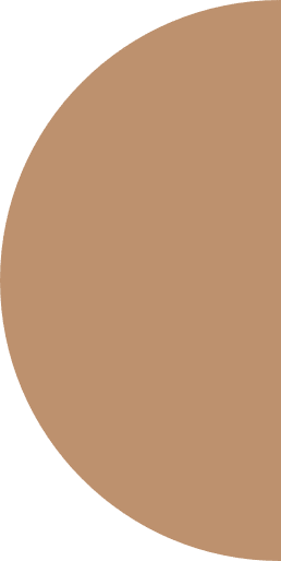 half brown circle